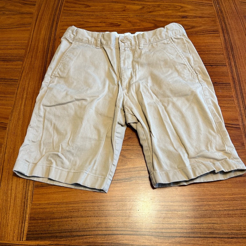 J. Crew Boy's Chino Cotton Twill Flat-front Shorts